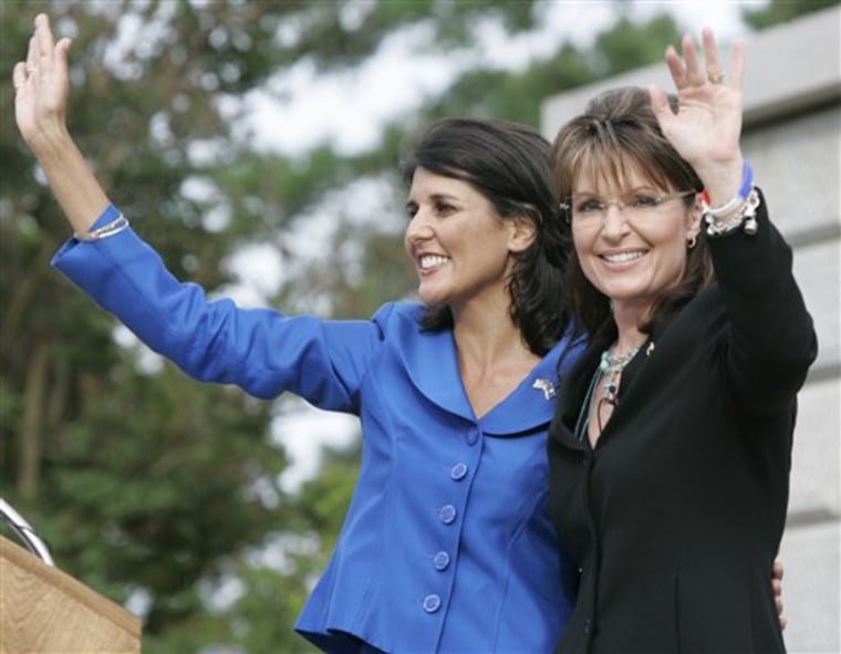 Sarah Palin, Nikki Haley
